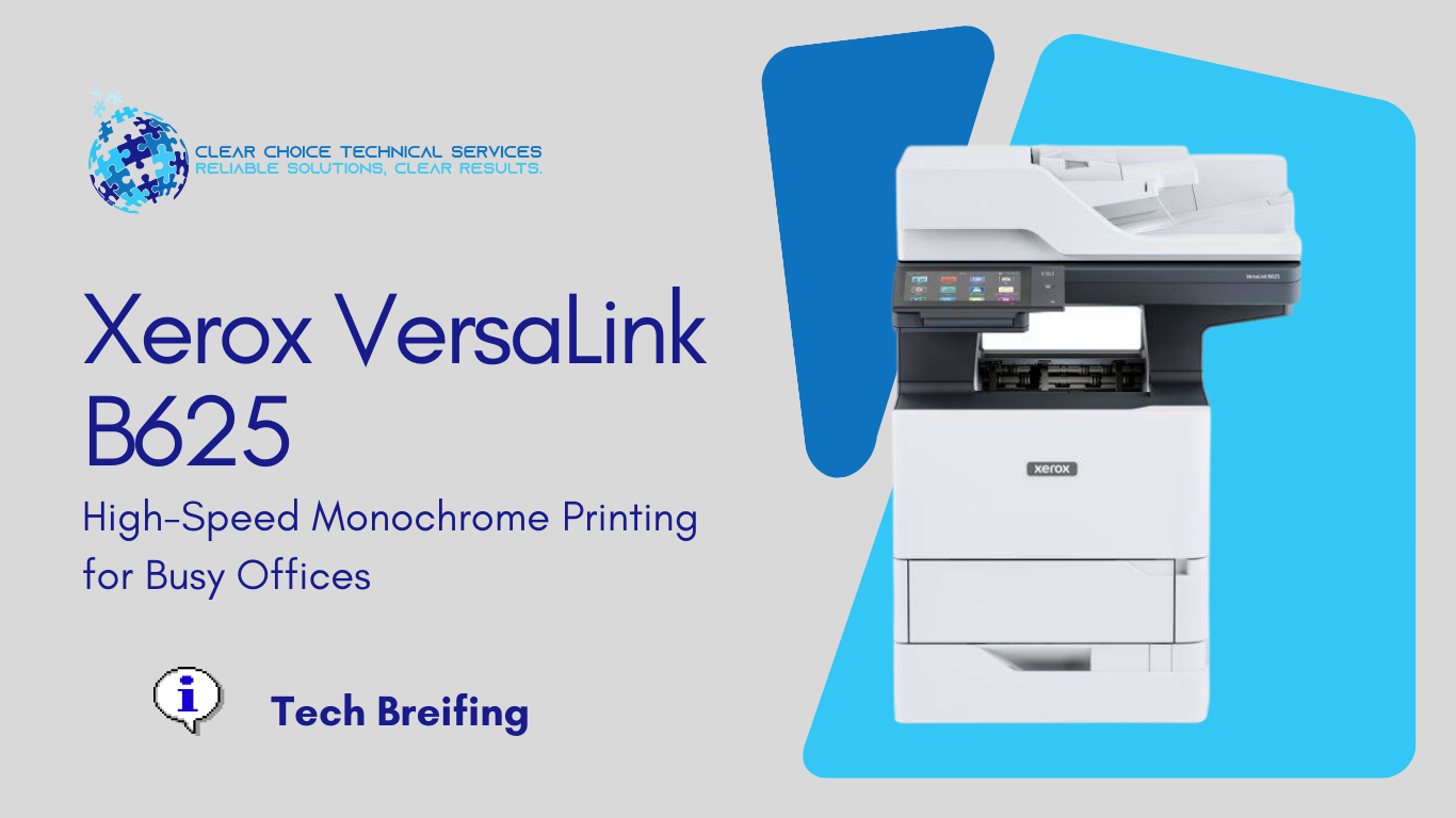 You are currently viewing Xerox VersaLink B625 in Omaha – High-Speed Monochrome Printing for Growing Offices